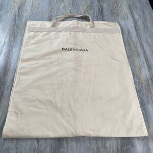 Balenciaga Logo Canvas Garment Bag
